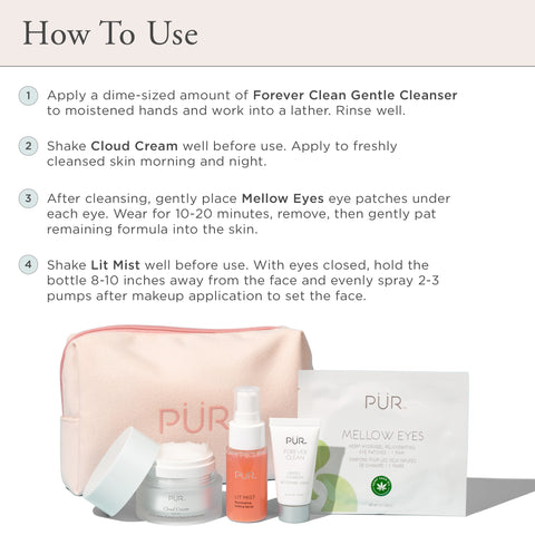 Daily Skinvestment 4-Step Simple Skincare Routine