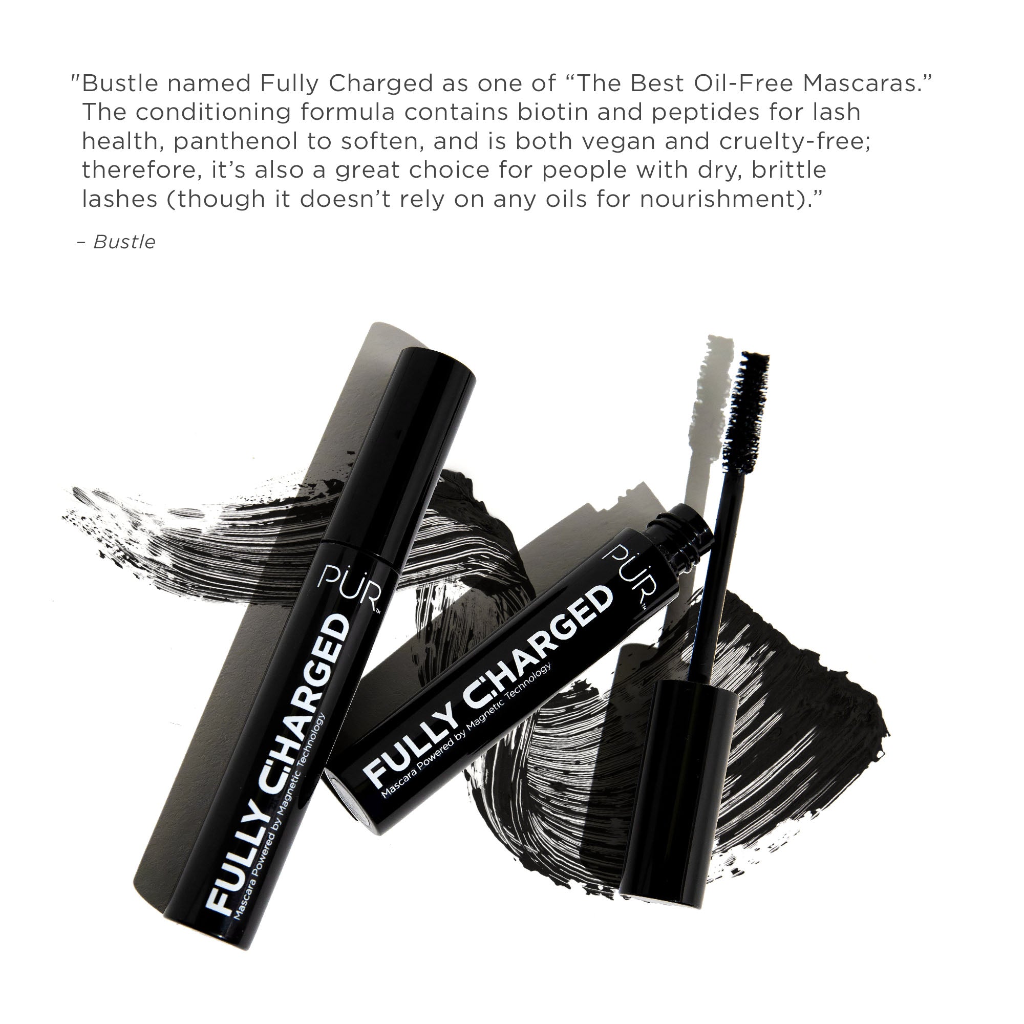Fully Charged Mascara Powered by Magnetic Technology