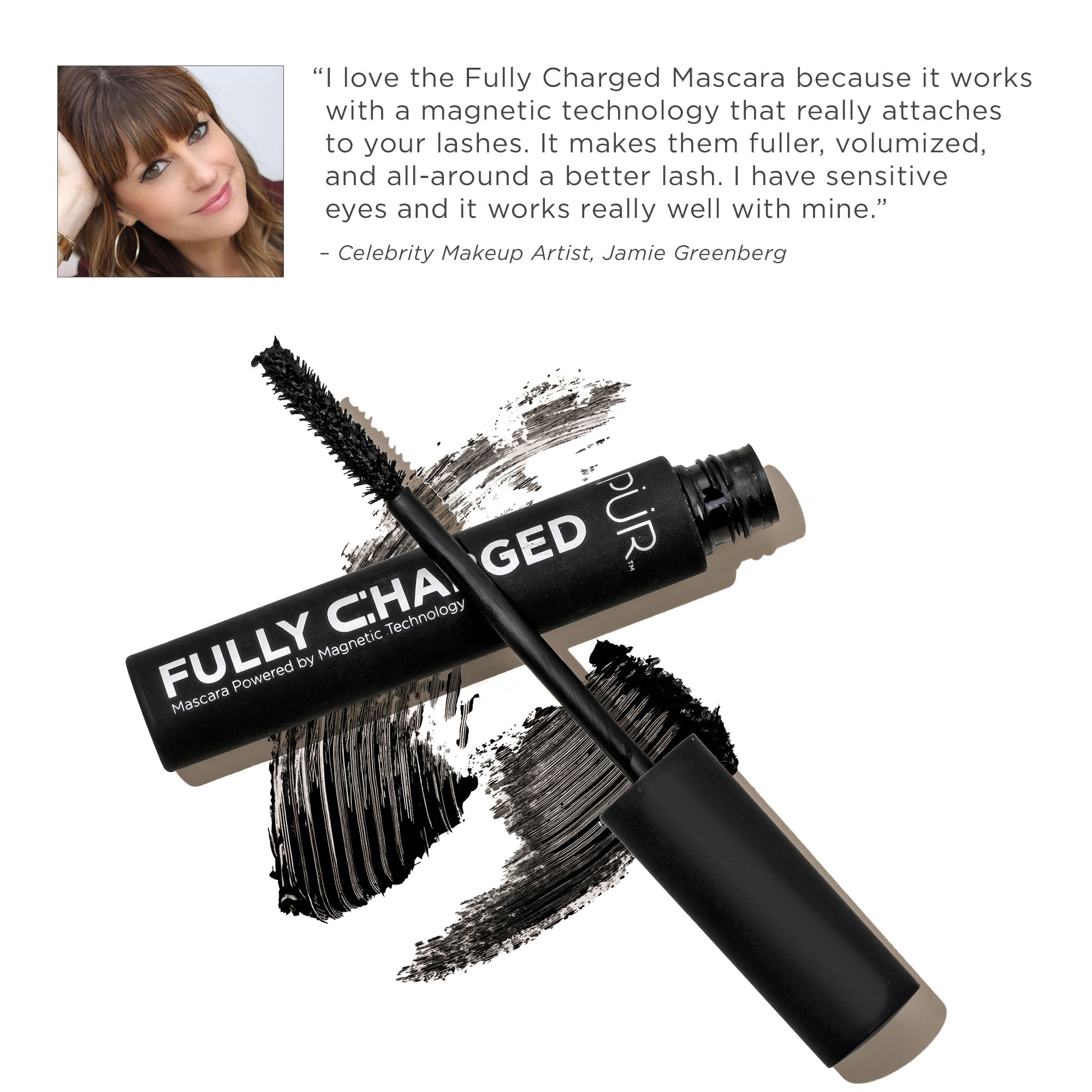 Fully Charged Mascara Powered by Magnetic Technology