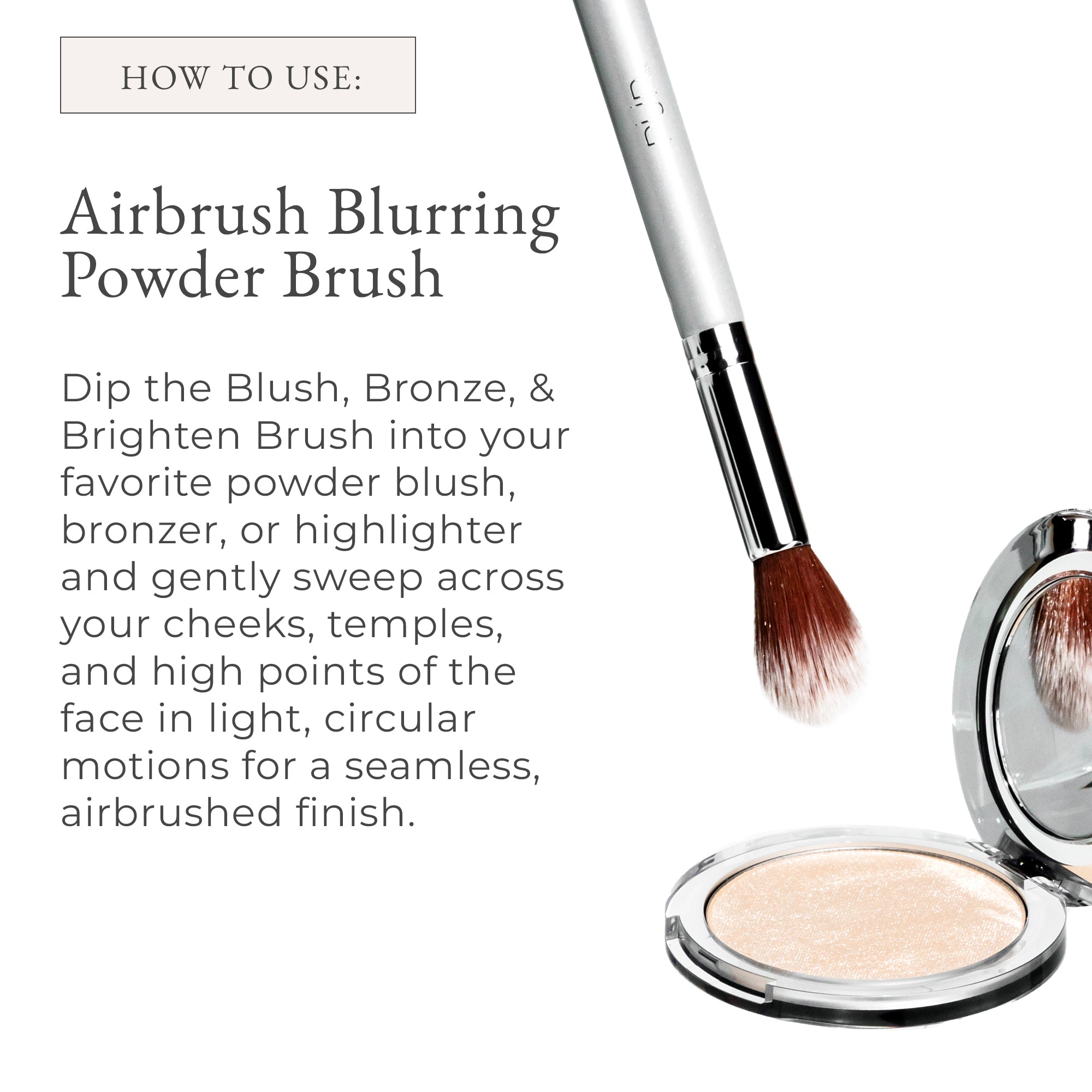 Airbrush Blurring Powder Brush