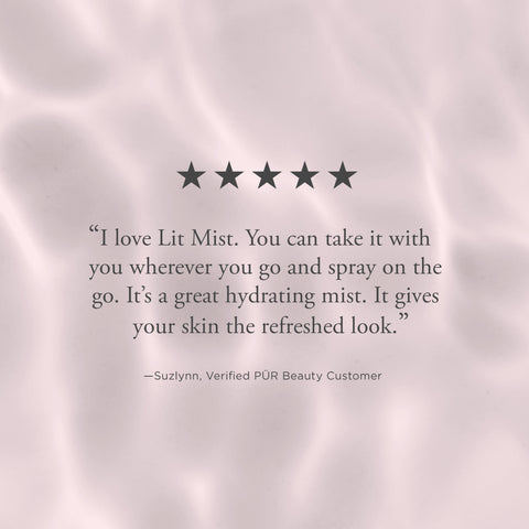 Mini Lit Mist Illuminating Setting Spray