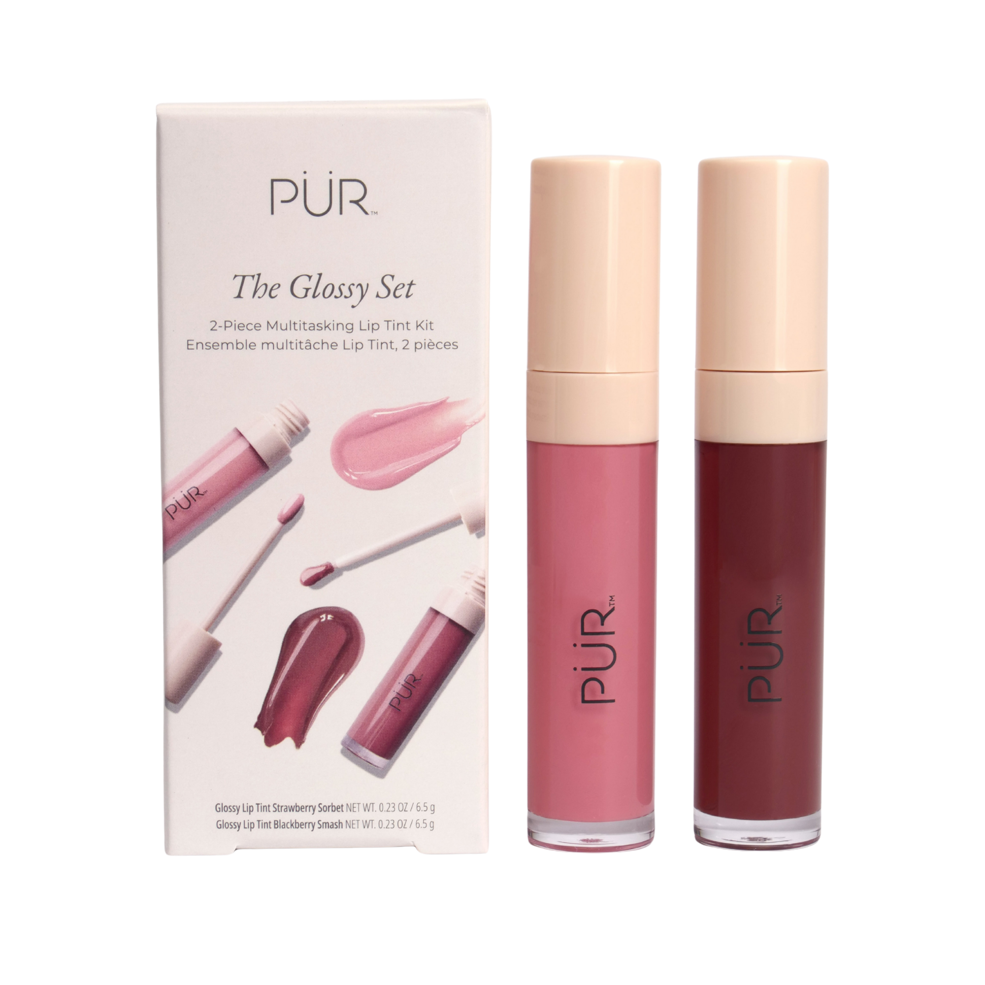 The Glossy Set 2-Piece Multitasking Lip Tint Kit