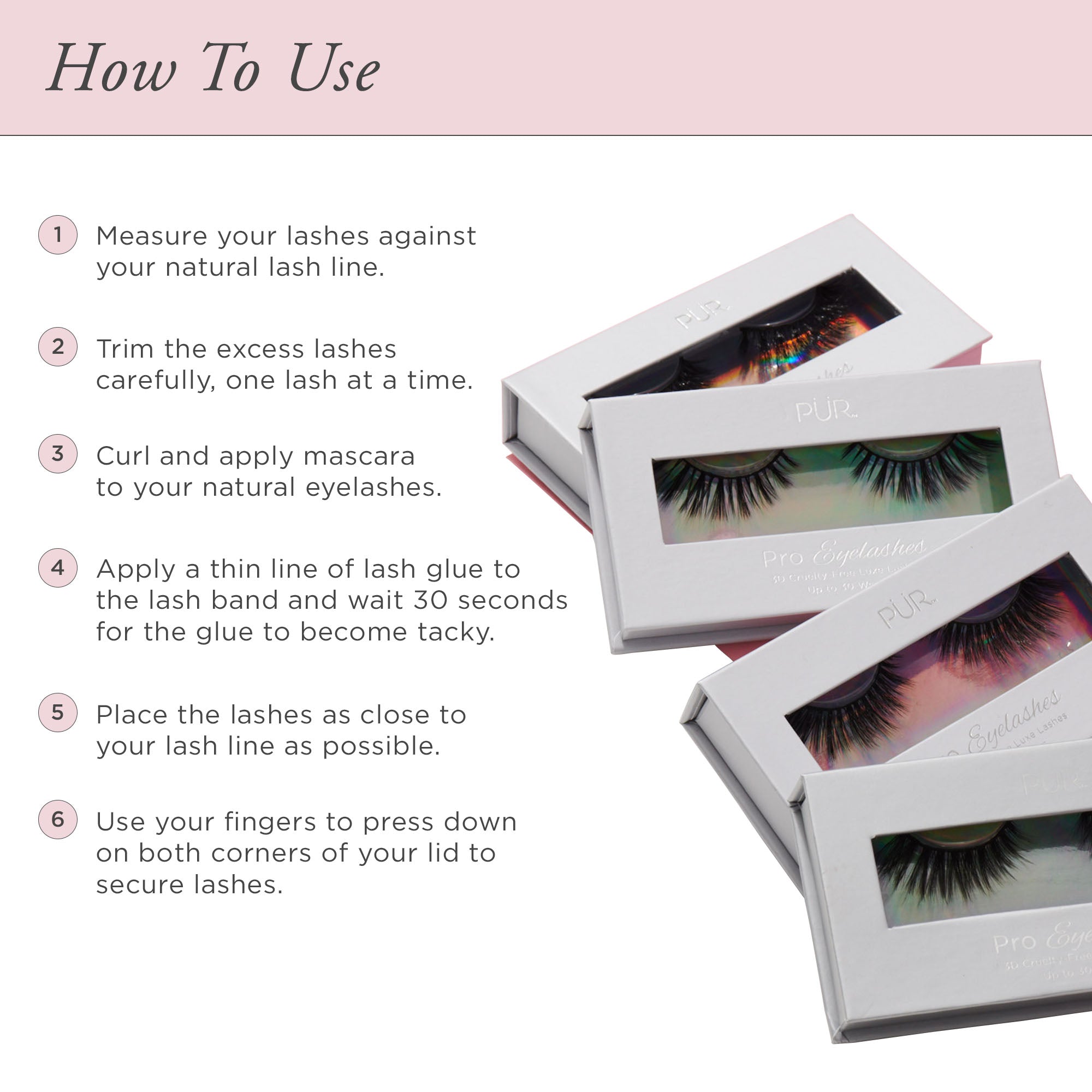 PRO Eyelashes 3D Faux Mink Lashes