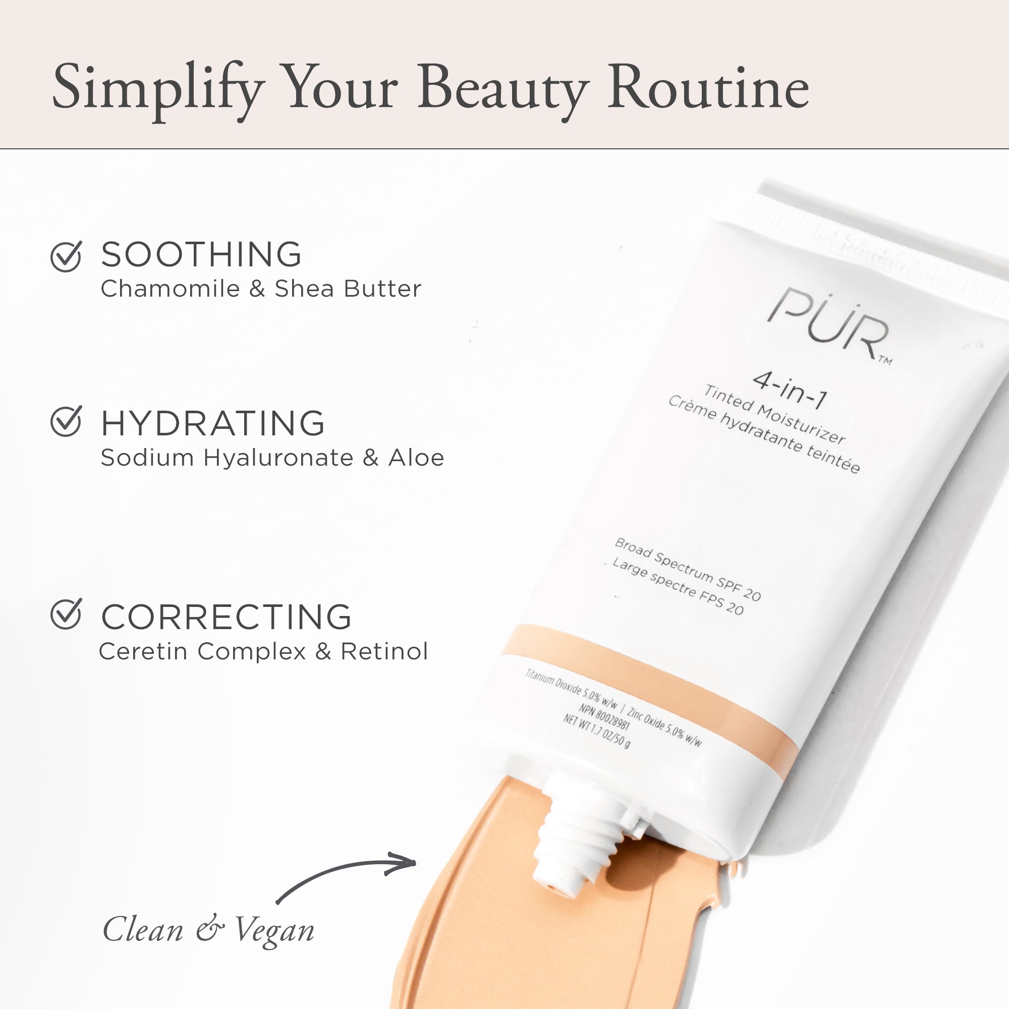 4-in-1 Tinted Moisturizer Broad Spectrum SPF20