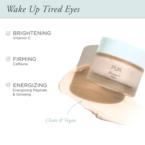 Rescue C Brightening Vitamin C & Peptide Eye Cream